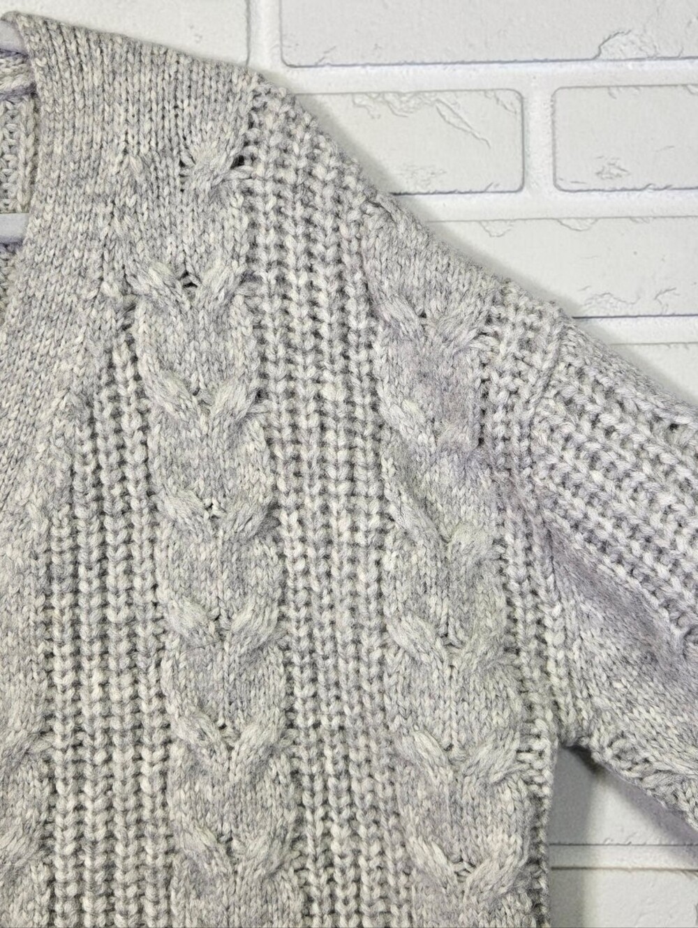 Jenni Kayne Alpaca Wool Cocoon Cardigan Gray Relaxed Oversize Sweater Size XXS - Picture 9 of 16